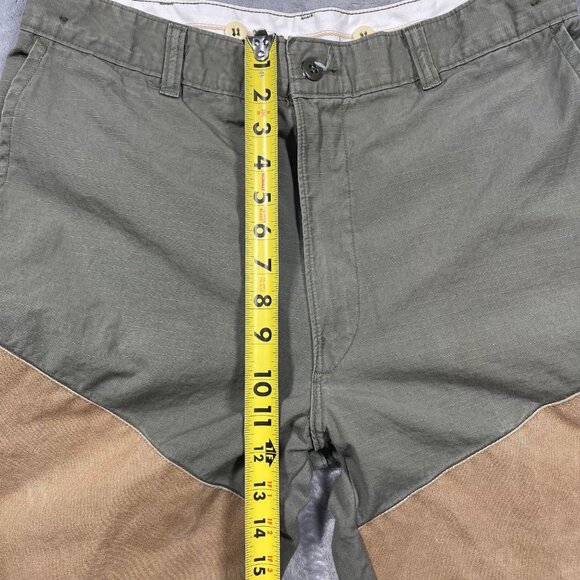 Two-Tone Olive & Tan Mens Pants By Rattlers Brand Cotton Blend 34x31(33x31) USA - Picture 5 of 10
